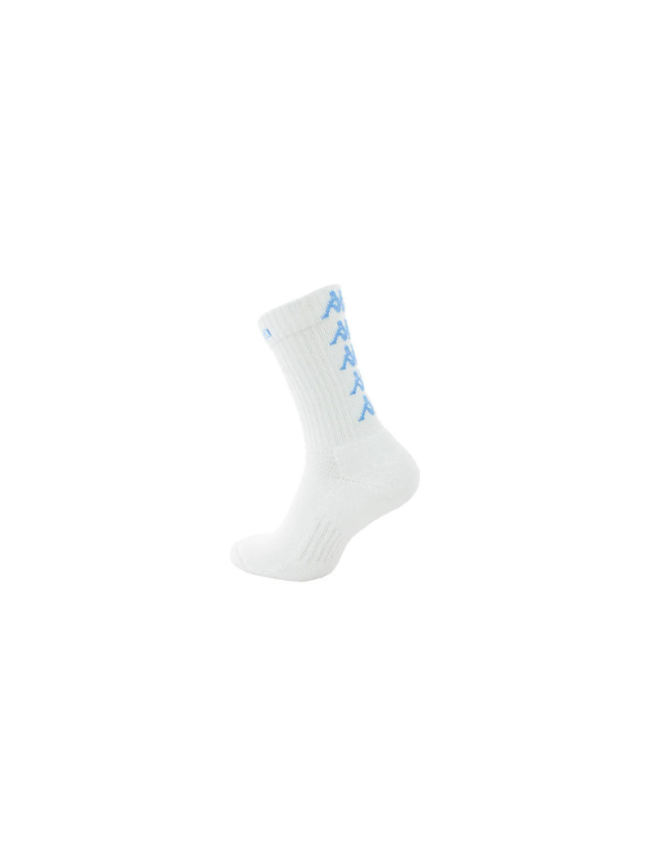 Chaussettes blanc/bleu Kappa Eleno
