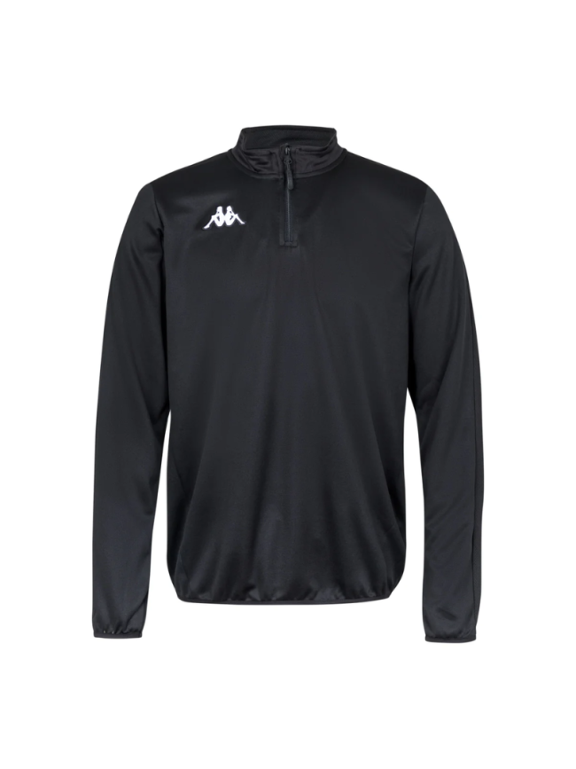 Sweat 1/4 zip enfant noir Kappa Tavole Sweat 1/4 zip enfant noir Kappa Tavole