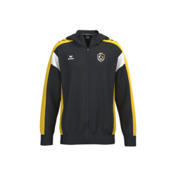 Veste capuche homme noir jaune Erima Celebrate 125