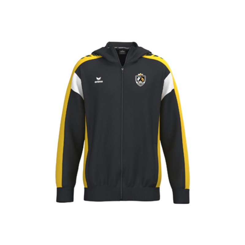 Veste capuche enfant noir jaune Erima Celebrate 125