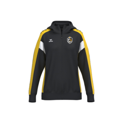 Veste capuche femme noir jaune Erima Celebrate 125
