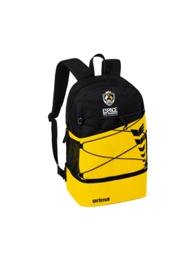 Sac à dos noir et jaune Erima SIX WINGS