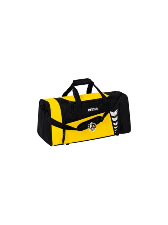 Sac de sport jaune/noir Erima Six Wings