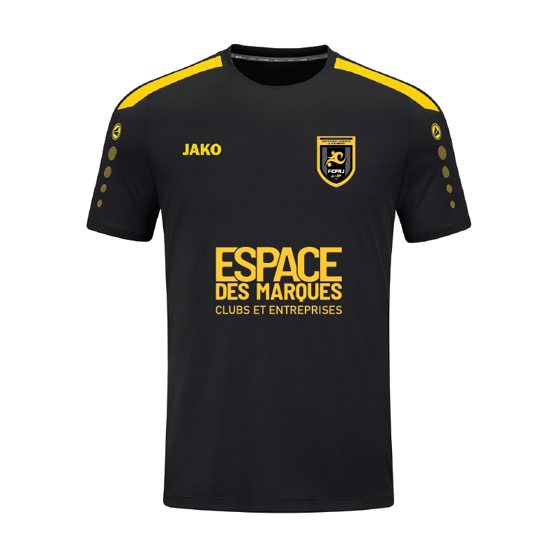 Maillot adulte noir jaune Jako Power