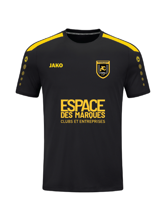 Maillot adulte noir jaune Jako Power