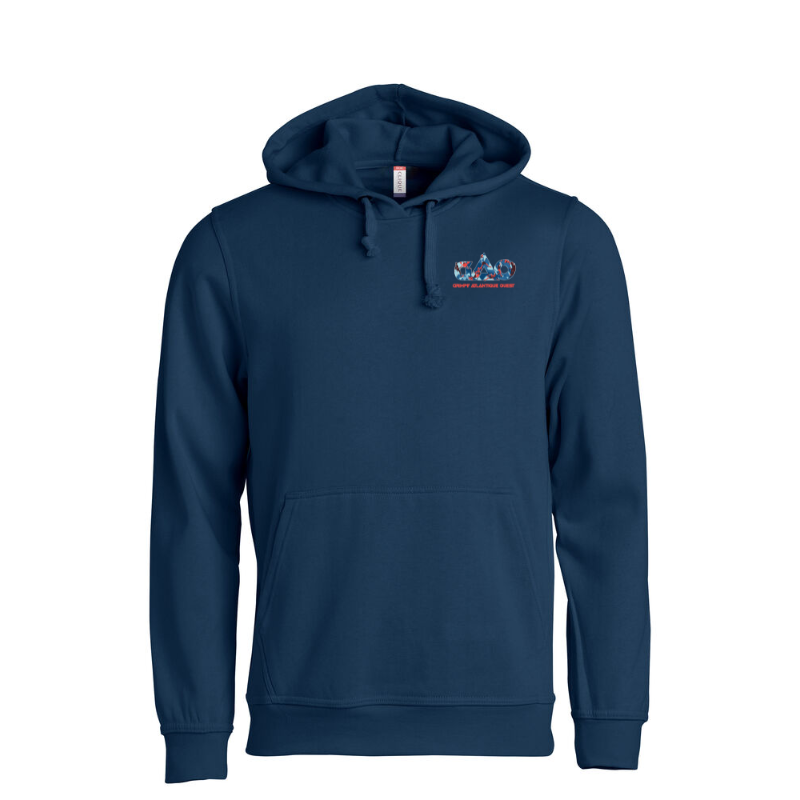Sweat capuche adulte marine Clique Basic