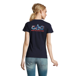 T-Shirt femme marine Sol's Imperial