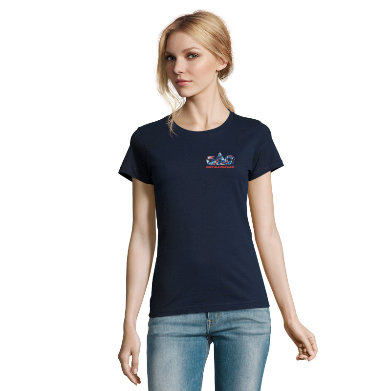 T-Shirt femme marine Sol's Imperial