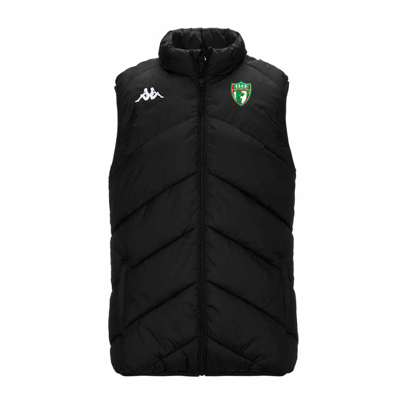 Doudoune sans manches adulte noir Kappa Viatto