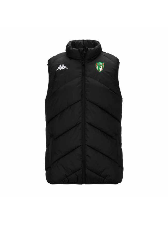 Doudoune sans manches adulte noir Kappa Viatto