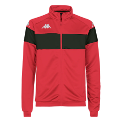 Veste enfant rouge noir Kappa Dacone