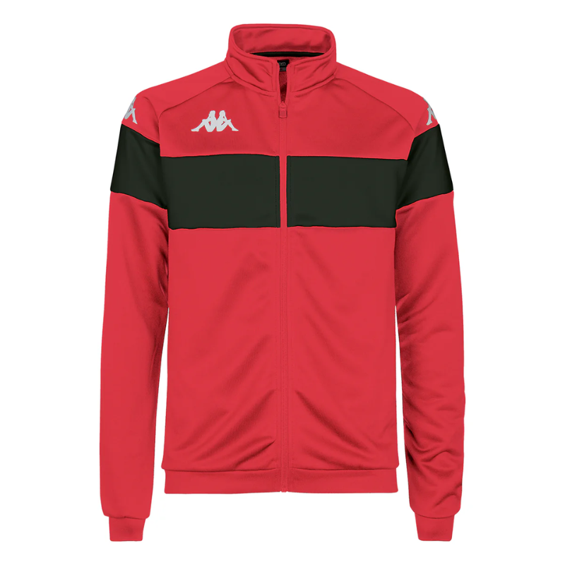 Veste enfant rouge noir Kappa Dacone