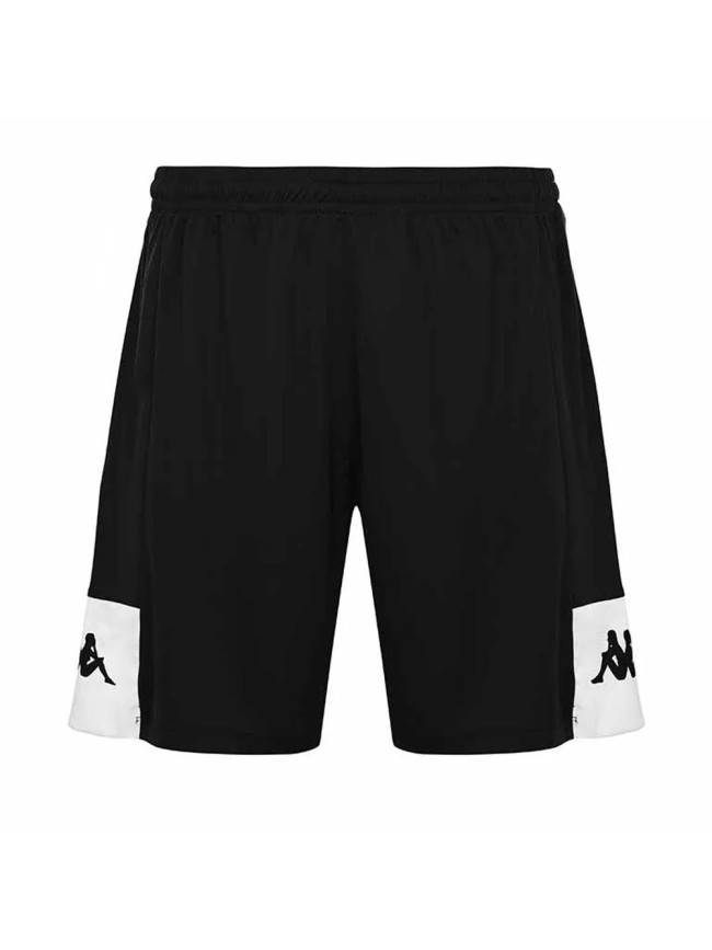 Short adulte noir blanc Kappa Daggo