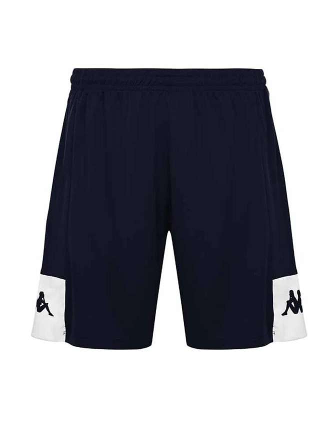 Short adulte marine blanc Kappa Daggo