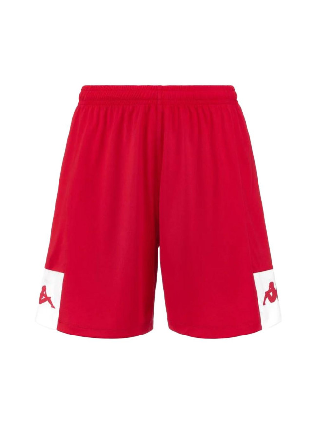 Short enfant rouge blanc Kappa Daggo