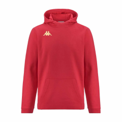 Sweat capuche rouge adulte Kappa Gordi