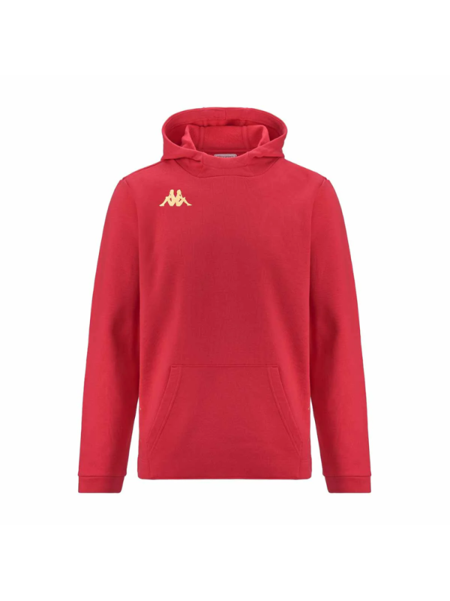 Sweat capuche rouge adulte Kappa Gordi