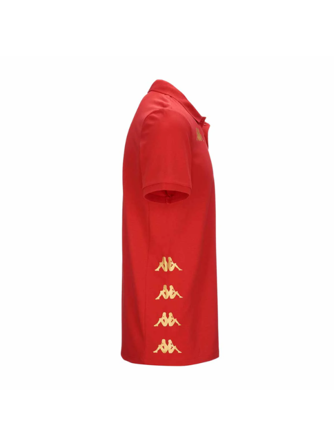 Polo adulte rouge Kappa Gastio