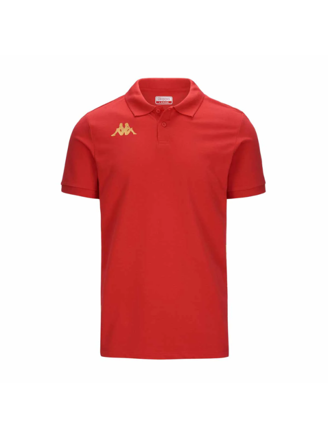 Polo adulte rouge Kappa Gastio