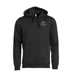 Sweat capuche adulte noir Clique Basic