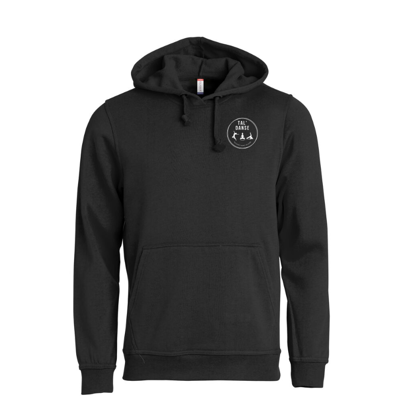 Sweat capuche adulte noir Clique Basic