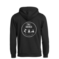 Sweat capuche enfant noir Clique Basic