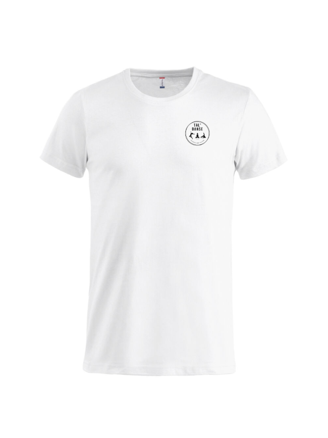 T-Shirt adulte blanc Clique Basic-T