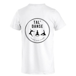 T-Shirt adulte blanc Clique Basic-T