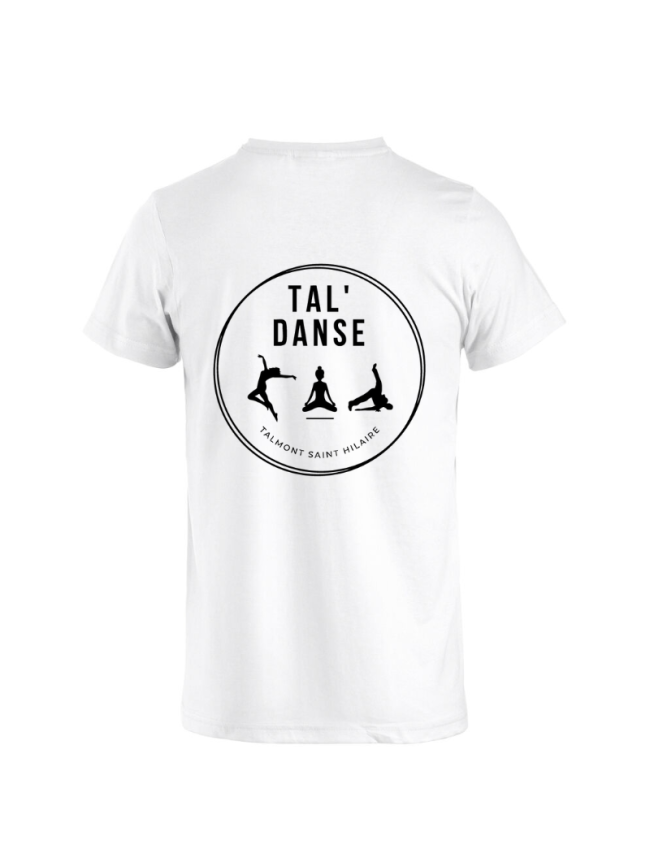 T-Shirt adulte blanc Clique Basic-T