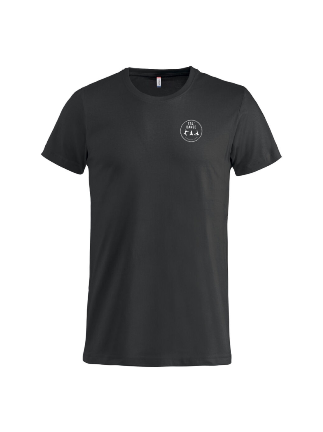 T-Shirt adulte noir Clique Basic