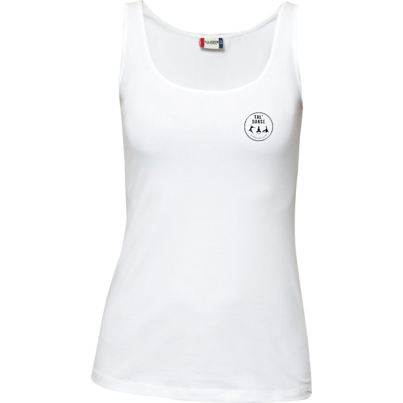 Débardeur femme blanc Clique Carolina