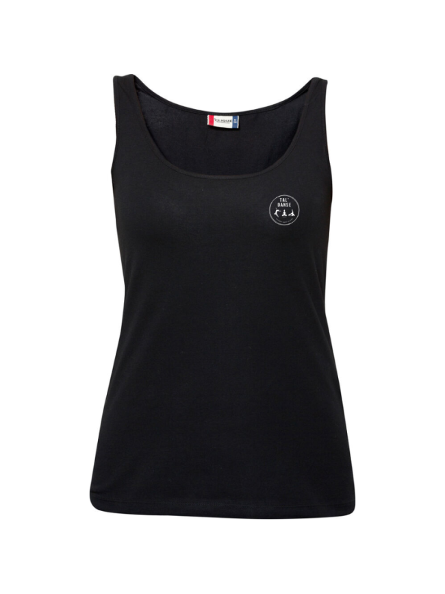 Débardeur femme noir Clique Carolina