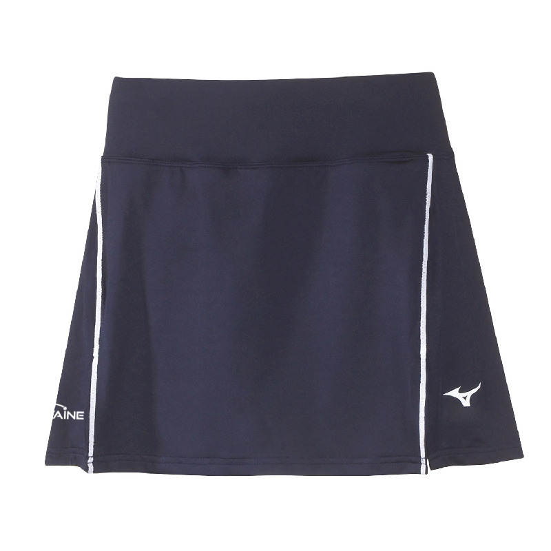 Jupe-short femme blanc Mizuno Hex Rect