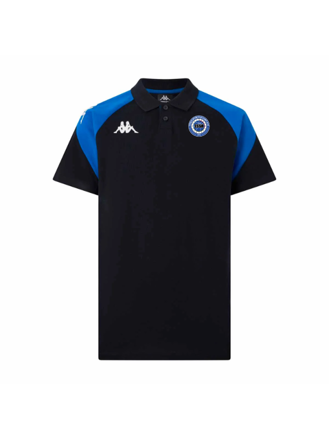 Polo adulte noir bleu Kappa Lanetto