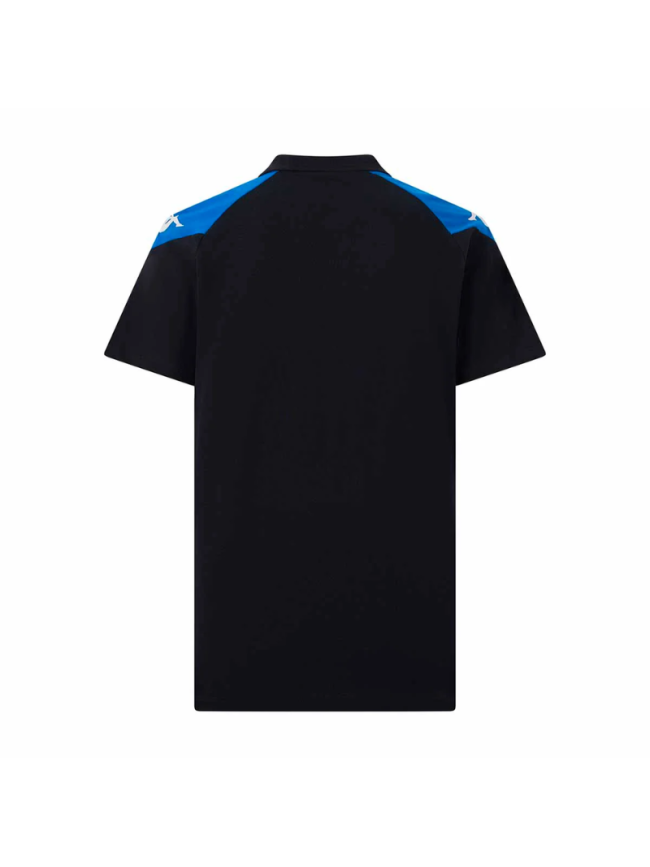 Polo adulte noir bleu Kappa Lanetto