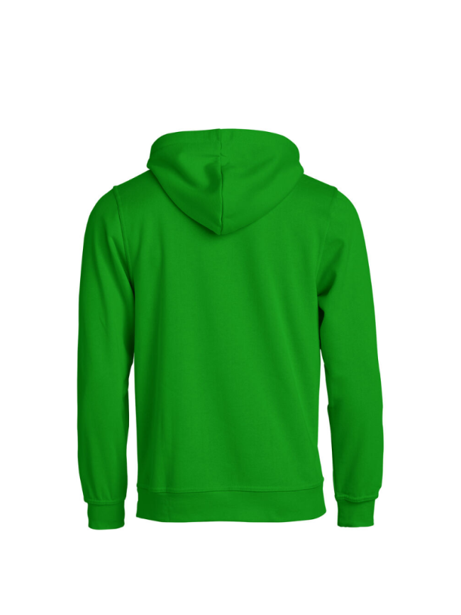 Sweat capuche adulte vert Clique Basic