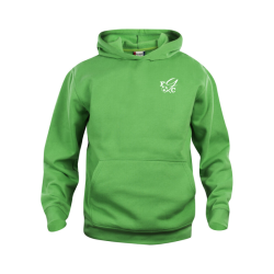 Sweat capuche enfant vert Clique Basic