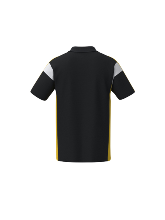 Polo adulte noir jaune Erima Celebrate 125