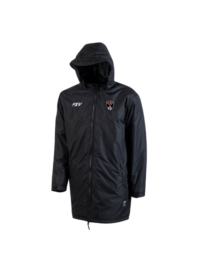 Veste coach adulte noir FXV Force 2