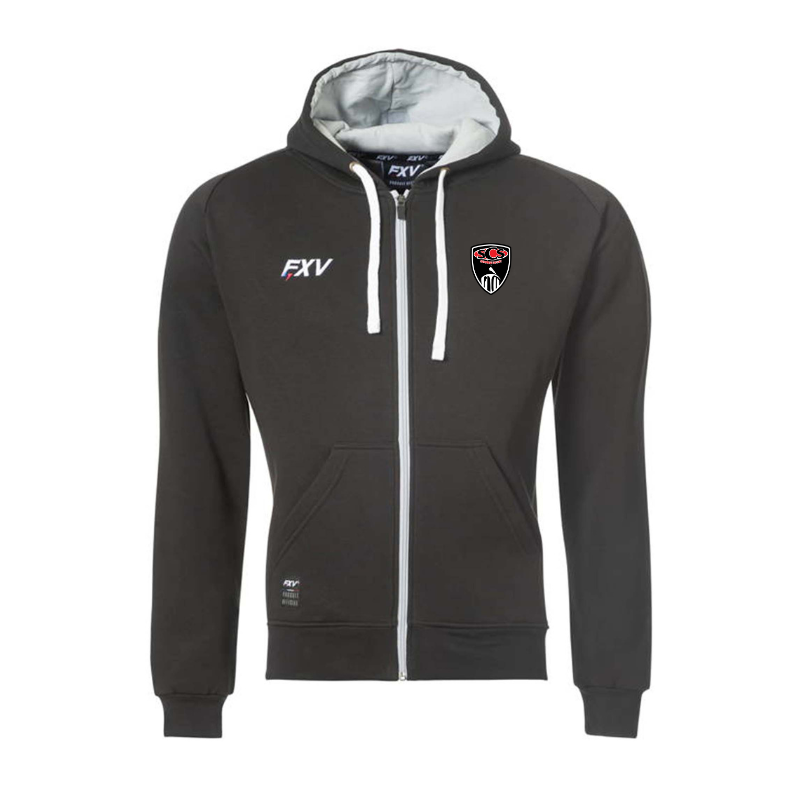 Gilet capuche adulte noir FXV Force
