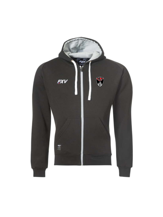 Gilet capuche adulte noir FXV Force