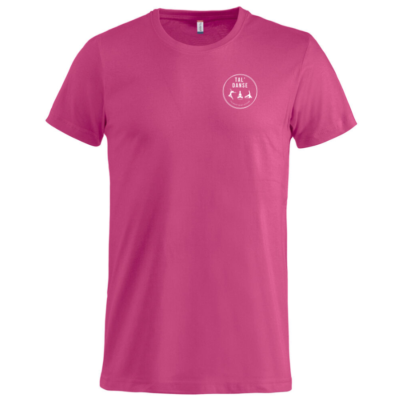 T-Shirt adulte cerise Clique Basic