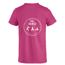 T-Shirt enfant cerise Clique Basic