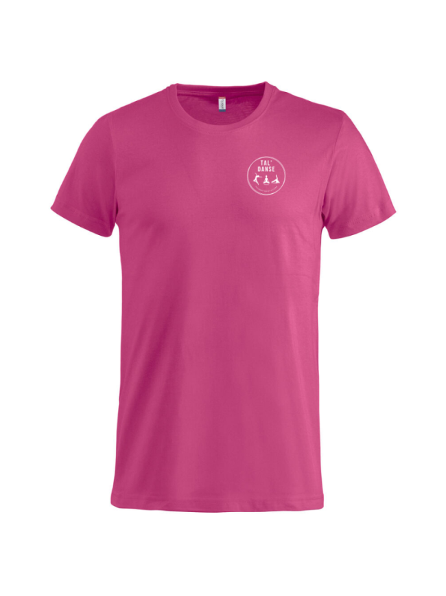 T-Shirt enfant cerise Clique Basic