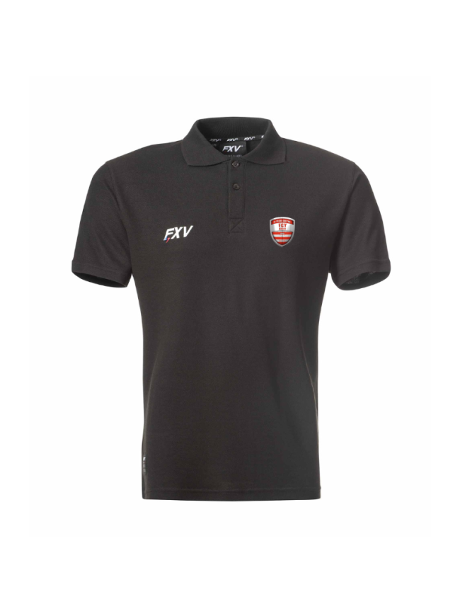 Polo adulte noir FXV Classic