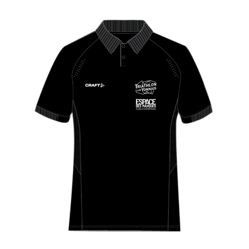 Polo femme noir Craft Ability