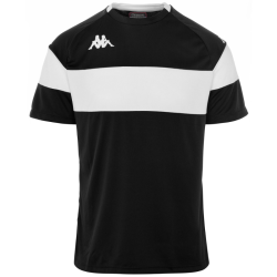 Maillot adulte noir/blanc Kappa Dareto