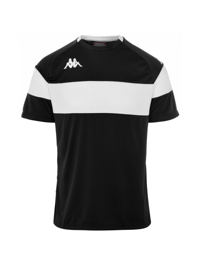 Maillot adulte noir/blanc Kappa Dareto