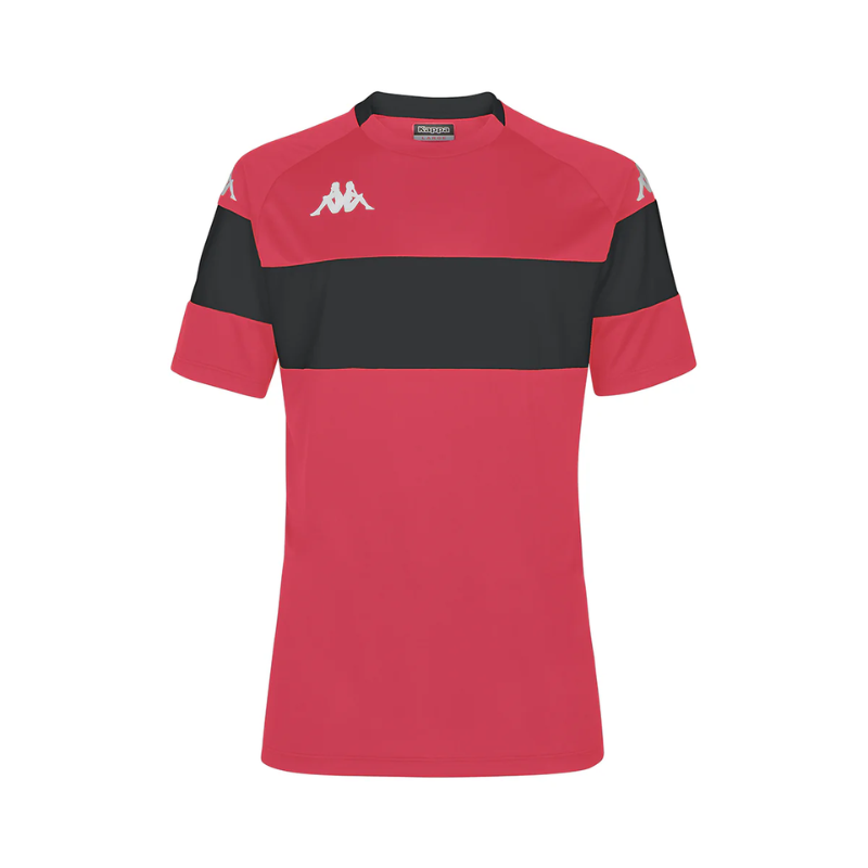 Maillot adulte rouge/noir Kappa Dareto