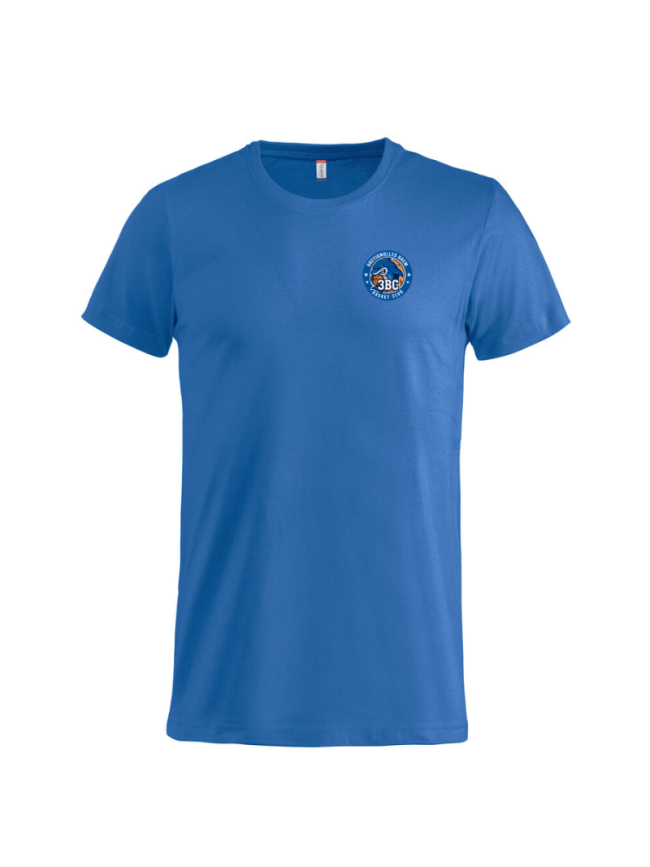 T-Shirt adulte bleu Clique Basic